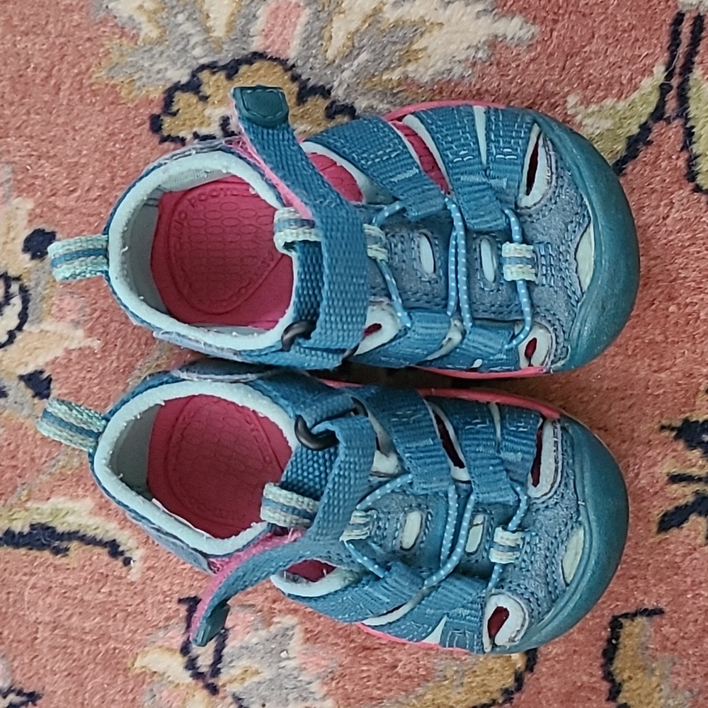 Keen Kids Blue and Pink Sandals